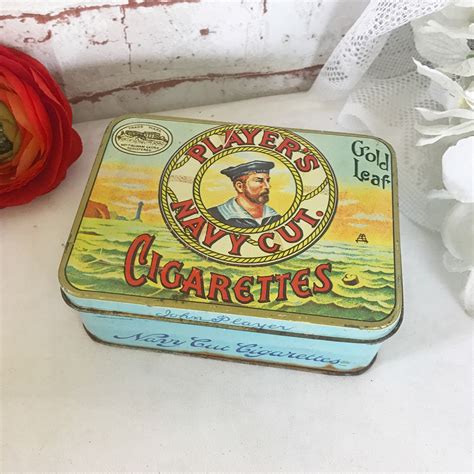 Vintage Cigarettes Tin Box 